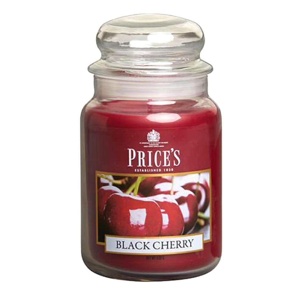 Price's Black Cherry Large Jar Candle £17.99